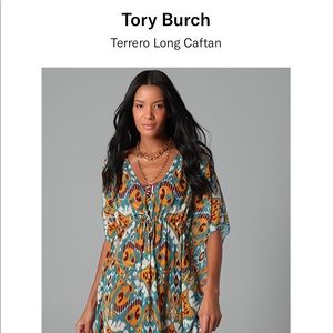 Tory Burch Terrero Long Caftan M/L
